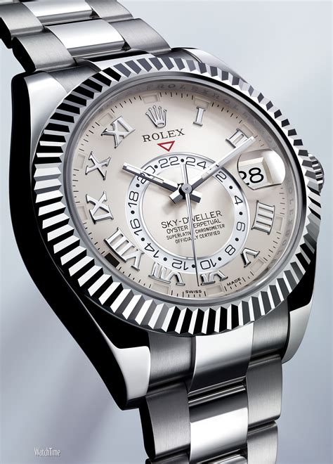 rolex sky dweller lederband|Rolex Sky-Dweller white gold.